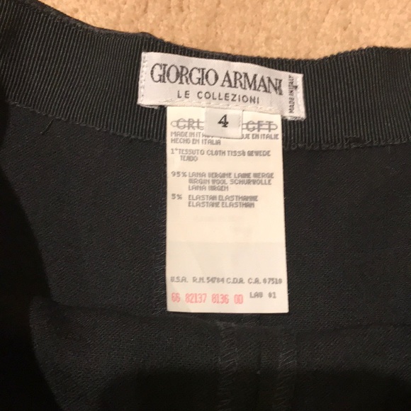 NWOT Giorgio Armani Wool Pants - Picture 5 of 5